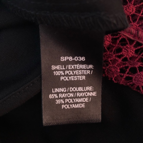 Self Portrait Burgundy dress - Picture 6 of 6